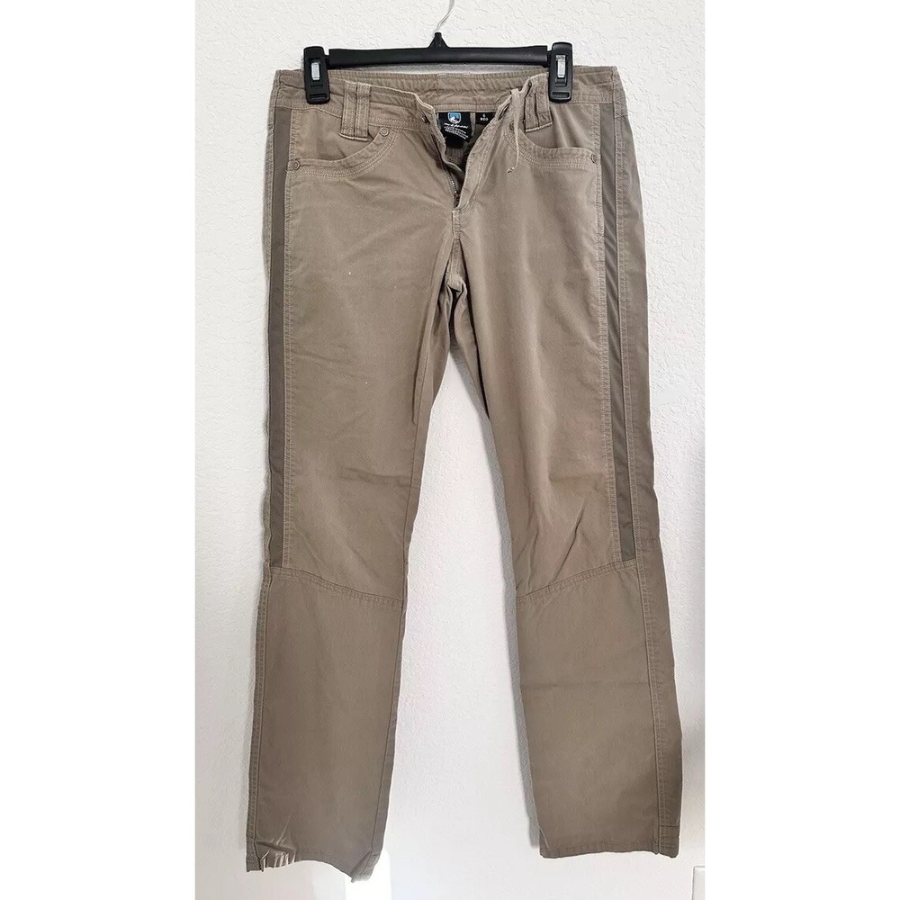 Kuhl Outdoor Hiking Gorpcore Pants Size 6Reg Olive Green Comfort Stretch‎
